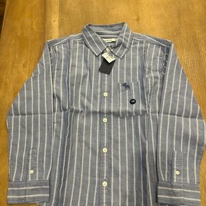 Blue Striped Men's Shirt